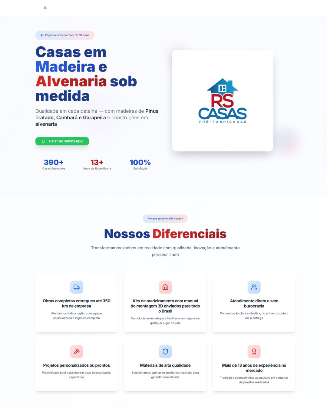 RS Casas - Construção sob Medida